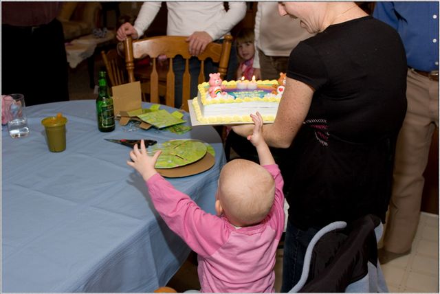 Excited about the cake, or what?
