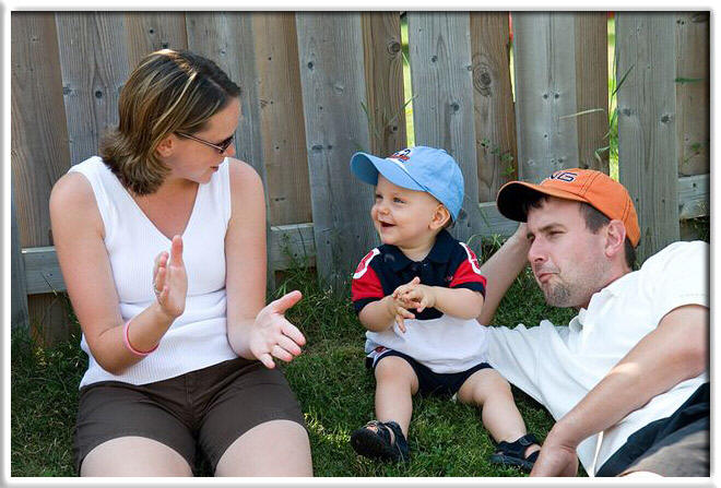 Aunt Raemie, cousin Will & Uncle Jamie.