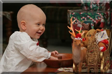 She loves Rudolph!