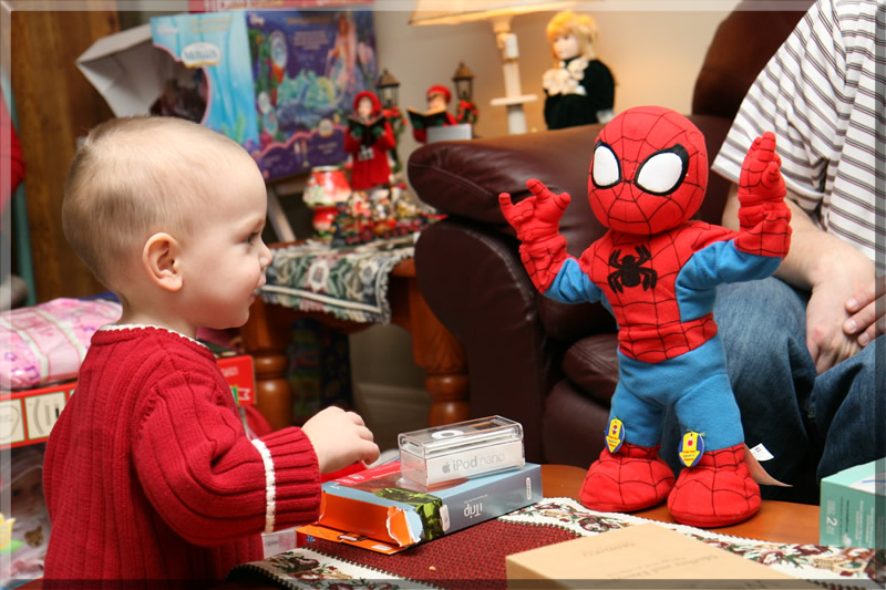 Spiderman was Will's favourite- but not Olivia's!