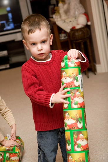 Will looks mesmerized by all the action around him.